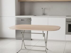 TABLE PLIANTE OVALE PVC