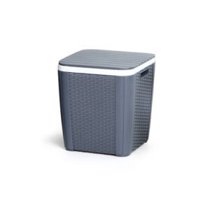 TABLE GLACIERE MULTI-USAGES ROTIN