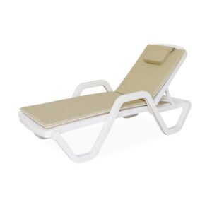 TRANSAT PISCINE AVEC ACCOUDOIRS avec matelas