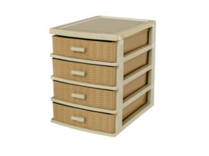BOITE DE RANGEMENT ROTIN A 4