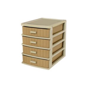 BOITE DE RANGEMENT ROTIN A 4
