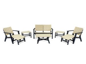SALON CENTRAL PARK 4PLACES CONFORT BOIS