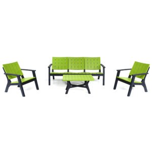 SALON CENTRAL PARK 5PLACES BASIC BOIS